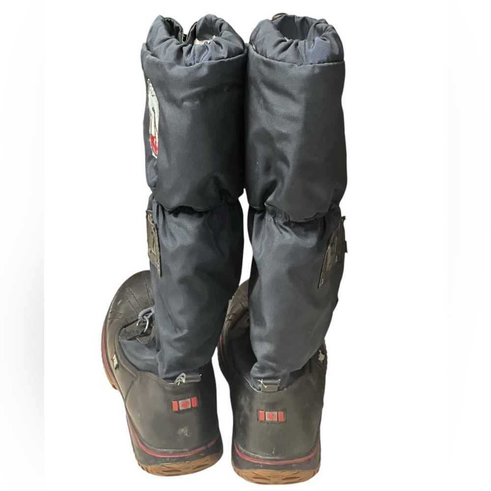Pajar Canada Fleece-Lined Waterproof Winter Boots Women's 6–6.5 Tall Navy EUC - Picture 6 of 13